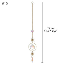Load image into Gallery viewer, Home Decor Crystal Sun-catchers Window Pendant Hanging Curtain Wind-chimes Light Catcher Star Moon Pendant Rainbow Wind Chime Prisms Wind Chime Hanging Ornaments For Garden Home Christmas Decorations Gift