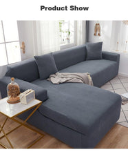 Load image into Gallery viewer, Elegant Elastic Sofa Covers Set for Living Room Chaise Lounge L Shape Corner Stretch Couch Armchair Slipcover Furniture Protector Shaped Sofa Cover Sectional Couch Cover for Living Room Fabric Chaise Lounge Slipcover