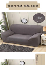 Load image into Gallery viewer, Sofa Cover Waterproof Waffle Sofa Cover All-Inclusive Thick Sofa Towel Waterproof Sofa Cushion Waterproof Couch Cover Dual Waterproof Sofa Cover Stretch Jacquard Sofa Slipcover Leakproof Furniture Protector For Kids