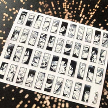 Load image into Gallery viewer, 3D Nail Art Stickers Decal Template Nail Tool Decorations Nail Slider Metallic Nail Art Stickers Set Love Metal Nail Studs Decals for Women Nail Decorations Accessories Metal Curve Stripe Lines Design Letter Nail Sticker Decoration