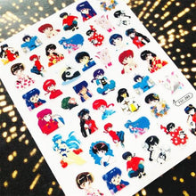 Load image into Gallery viewer, 3D Nail Art Stickers Decal Template Nail Tool Decorations Nail Slider Metallic Nail Art Stickers Set Love Metal Nail Studs Decals for Women Nail Decorations Accessories Metal Curve Stripe Lines Design Letter Nail Sticker Decoration