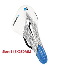 Load image into Gallery viewer, Bicycle Soft Thick Saddle Mountain Road Bike Wide Seat Cushion Road Bike Carbon Saddle Comfort Bike Saddle Ergonomic Waterproof Bicycle Seat For Road Bike Mountain Bike Seats