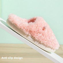 Load image into Gallery viewer, Couples Home Slippers Warm Cute Womans Mens Slipper Winter Shoes New Fashion Casual Fur Plush Slides Winter Slippers For Women House Slippers Fluffy Soft Comfy Fuzzy Slippers Faux Fur Plush Anti-Skid Slippers
