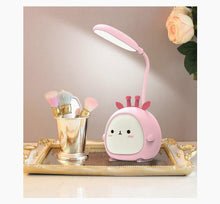Load image into Gallery viewer, Cartoon Desk Lamp Eye Protection Energy-saving Reading Lamp USB Charging Sleeping Night Light LED Table Lamp for Kids Cute Study Lamps for Bedroom Décor