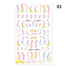 Load image into Gallery viewer, Blue Butterfly 3D Nail Stickers Flowers Leaves Self Adhesive Transfer Sliders Wraps Manicures Foils Decorations Decoration Tattoo Manicure Transfer Nail Decals Flowers Butterfly Designs Nails Supply Manicure Tips Design Nail Decoration