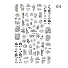 Load image into Gallery viewer, Blue Butterfly 3D Nail Stickers Flowers Leaves Self Adhesive Transfer Sliders Wraps Manicures Foils Decorations Decoration Tattoo Manicure Transfer Nail Decals Flowers Butterfly Designs Nails Supply Manicure Tips Design Nail Decoration