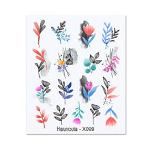 Load image into Gallery viewer, Nails Sticker Nail Art Decorations Flowers Leaves Decals Water Transfer Sliders Woman Face Fruit Foil Manicures Wraps Water Transfer Nail Decals Sticker For Pretty Girl Self-Adhesive Nail Decals Designer Nail Stickers for Acrylic Decal