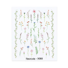 Load image into Gallery viewer, Nails Sticker Nail Art Decorations Flowers Leaves Decals Water Transfer Sliders Woman Face Fruit Foil Manicures Wraps Water Transfer Nail Decals Sticker For Pretty Girl Self-Adhesive Nail Decals Designer Nail Stickers for Acrylic Decal