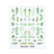 Load image into Gallery viewer, Nails Sticker Nail Art Decorations Flowers Leaves Decals Water Transfer Sliders Woman Face Fruit Foil Manicures Wraps Water Transfer Nail Decals Sticker For Pretty Girl Self-Adhesive Nail Decals Designer Nail Stickers for Acrylic Decal