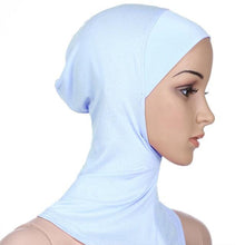 Load image into Gallery viewer, New Luxury Fashion Winter Soft Colorful Inner Hijab Cap Muslim Turban Hijab Caps Muslim Under Scarf Women Lightweight Hijab Bonnet Muslim Women Elegant Scarf Turbans Head For Women Women's Hijabs Hijab Caps Hat For Women