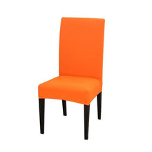 Load image into Gallery viewer, Solid Color Chair Covers Elastic Stretch Protection Case Slipcovers for Wedding Restaurant Home Kitchen Dining Chair Cover Dining Chair Slipcovers Stretch Parsons Chair Covers Sets Chiar Protector Removable Washable Elastic for Ktichen Dining Room