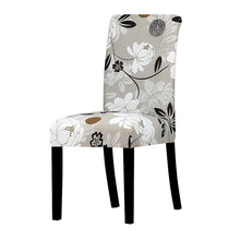 Load image into Gallery viewer, Printed Chair Cover Economical and Practical Stretch Seat Cover Slipcovers Big Elastic Washable Dining Chairs Beach Chairs Removable Washable Short Parsons Kitchen Chair Covers Protector for Dining Room Hote