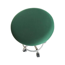 Load image into Gallery viewer, Polyester Fabric Round Chair Cover Waterproof Dining Seat Chair Covers Hotel Banquet Seat Covers Chair Protector Round Bar Stool Seat Covers Washable Stool Cushion Slipcover Elastic Bar Chair Covers