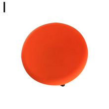 Load image into Gallery viewer, Polyester Fabric Round Chair Cover Waterproof Dining Seat Chair Covers Hotel Banquet Seat Covers Chair Protector Round Bar Stool Seat Covers Washable Stool Cushion Slipcover Elastic Bar Chair Covers
