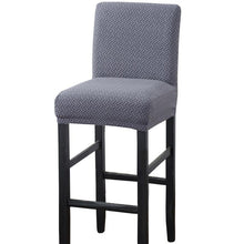 Load image into Gallery viewer, Stretch High-Hoot Bar Stool Chair Cover Polar Fleece Solid Color Bar Cafe Front Desk Restaurant Wedding Chair Protective Cover Stretch Chair Cover For Dining Room Elastic Material Slipcover For Office Chair