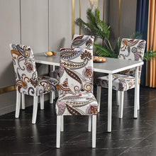 Load image into Gallery viewer, Marble Printed Stretch Chair Cover For Dining Room Office Banquet Chair Protector Elastic Material Armchair Cover Chair Cover Chair Slipcover Marble Background Texture Parson Chair