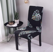 Load image into Gallery viewer, Print Pattened Dining Chair Cover Spandex Elastic Chair Slipcover Stretch Case For Chairs Wedding Hotel Banquet Fit Stretch Short Dining Room Chair Covers with Printed Pattern Banquet Chair Seat Protector Slipcover For Home Party Hotel Wedding Ceremony