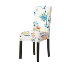 Load image into Gallery viewer, Print Pattened Dining Chair Cover Spandex Elastic Chair Slipcover Stretch Case For Chairs Wedding Hotel Banquet Fit Stretch Short Dining Room Chair Covers with Printed Pattern Banquet Chair Seat Protector Slipcover For Home Party Hotel Wedding Ceremony
