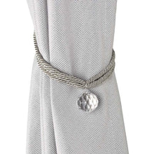 Load image into Gallery viewer, Crystal Bead Curtain Tieback Bling Diamond Bandage Rope Accessories Curtains Holder Buckle Tie Home Decorative Tieback Flower Curtain Clips Buckle with Stretchy Wire Rope For Home Office Decoration