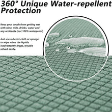 Load image into Gallery viewer, Elastic Waterproof Sofa Cover Plain Color Stretch Sofa Covers for Living Room Slipcover Couch Cover Furniture Protector Sofa Covers Non Slip Sofa Slipcovers with Elastic Hem Living Room Furniture Protector