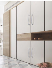 Load image into Gallery viewer, Handles Drawer Cabinet Furniture Kitchen Handles For Cabinet Knob Door Drawer Furniture Kitchen Knob Simplicity White Stainless Steel Hollow Tube Bar Drawer Pulls Cupboard Knob For Kitchen Furniture Hardware