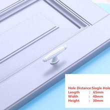 Load image into Gallery viewer, Handles Drawer Cabinet Furniture Kitchen Handles For Cabinet Knob Door Drawer Furniture Kitchen Knob Simplicity White Stainless Steel Hollow Tube Bar Drawer Pulls Cupboard Knob For Kitchen Furniture Hardware