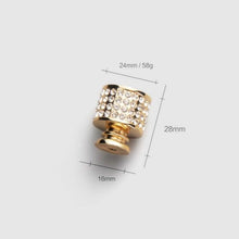 Load image into Gallery viewer, Gold Luxury Door Handles Zinc Alloy Cabinet Handle Drawer Knobs European Wardrobe Pulls Kitchen Furniture Handle Wardrobe Drawer Dresser Closet Furniture Door Handles Knobs Kitchen Office Home Hardware