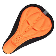 Load image into Gallery viewer, Mountain Bike Saddle Cover Thick Breathable Super Soft Bicycle Saddle Silicone Sponge Bike Seat Sports Bike Seat Cover Padded Bike Seat Cushion Bicycle Saddle Pad For Women Men With Hollow Design