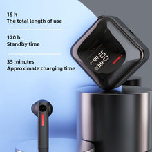 Load image into Gallery viewer, LED Display Bluetooth 5.0 Wireless Headphone Magnetic 9D Stereo Sound Earbud Sports Easy Pairing Earphone With Microphone Bluetooth In Ear Built-in Mic Headset For Sport Black Headphones Wireless Light Weight Design