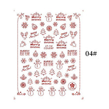Load image into Gallery viewer, Sliver Bronzing Christmas Slider Nail Art 3D Decals Decoration Snowflake Nail Art Sticker Manicures Transfer Foil Xmas Gift Nails Snowflake Nail Art Stickers Decals Christmas Nail 3D Self Adhesive Nail Stickers for Acrylic Nails Snowflake