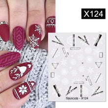Load image into Gallery viewer, Sliver Bronzing Christmas Slider Nail Art 3D Decals Decoration Snowflake Nail Art Sticker Manicures Transfer Foil Xmas Gift Nails Snowflake Nail Art Stickers Decals Christmas Nail 3D Self Adhesive Nail Stickers for Acrylic Nails Snowflake