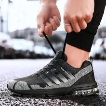 Load image into Gallery viewer, Running Mens Sport Elegant Sneakers Air Cushion Sneakers Lace Up Low Top Jogging Shoes Man Athletic Footwear Breathable Comfortable Athletic Running Sneakers