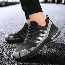 Load image into Gallery viewer, Running Mens Sport Elegant Sneakers Air Cushion Sneakers Lace Up Low Top Jogging Shoes Man Athletic Footwear Breathable Comfortable Athletic Running Sneakers