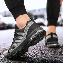 Load image into Gallery viewer, Running Mens Sport Elegant Sneakers Air Cushion Sneakers Lace Up Low Top Jogging Shoes Man Athletic Footwear Breathable Comfortable Athletic Running Sneakers