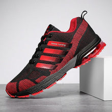 Load image into Gallery viewer, Running Mens Sport Elegant Sneakers Air Cushion Sneakers Lace Up Low Top Jogging Shoes Man Athletic Footwear Breathable Comfortable Athletic Running Sneakers