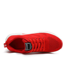 Load image into Gallery viewer, Sport Womans Athletic Sneakers Running Shoes Breathable Hollow Lace-Up Women Fashion Sneakers Lightweight Breathable Walking Shoes Non Slip Athletic Fashion Sneakers