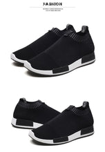 Load image into Gallery viewer, Men's Breathable Running Shoes Casual Fashion Outdoor White Espadrilles Sports Shoes Light Socks Lightweight Breathable Walking Running Shoes Mesh Workout Casual Sports Men's Jogging Sneakers