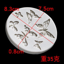 Load image into Gallery viewer, Creative Butterfly Shape Silicone Mold Fondant Candle Mould Resin Molds Homemade Cake Decorate Kitchen Accessories Food Grade Silicone Fondant Mold Reusable Ice Candy Mold