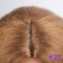 Load image into Gallery viewer, Long Kinky Straight Synthetic Wigs for Black Women Black Brown Blonde Ginger Red White Hair Afro Wigs Synthetic Hair Wigs For Black Women Cosplay Wigs For Women