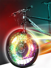 Load image into Gallery viewer, Bike Wheel Spokes Light 3 Lighting Mode LED Night Ride Waterproof Safety Warning Light Bicycle Colorful Lamp With Battery Waterproof LED Bicycle Spoke Lights Safety Flashing Lights For Bike