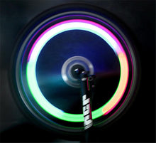 Load image into Gallery viewer, Bike Wheel Spokes Light 3 Lighting Mode LED Night Ride Waterproof Safety Warning Light Bicycle Colorful Lamp With Battery Waterproof LED Bicycle Spoke Lights Safety Flashing Lights For Bike