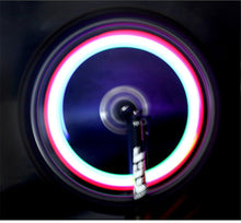 Load image into Gallery viewer, Bike Wheel Spokes Light 3 Lighting Mode LED Night Ride Waterproof Safety Warning Light Bicycle Colorful Lamp With Battery Waterproof LED Bicycle Spoke Lights Safety Flashing Lights For Bike