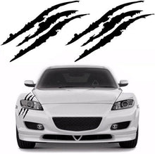 Load image into Gallery viewer, 1Pair Car Rear View Mirror Sticker Reflective Decal Vinyl Sticker Decal Stripe Sticker Car Rear View Mirror Stickers Car Body Stickers Waterproof Reflective Car Side Stickers Auto Side Stripe Decals Side Mirror Reflective Decals Auto Rearview Stickers