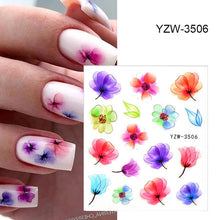Load image into Gallery viewer, Avocado Fruit Transfer Nail Stickers Charms Winter Water Sticker For Nails Sliders Character Image Tattoo Decal Decoration Cute Summer Nail Art Stickers Summer Fruit Stickers on Nails Unicorn Banana Cherry Avocado Dog Strawberry Nail Art Decals