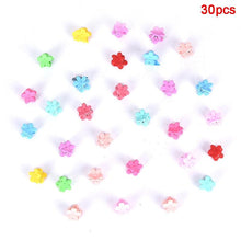 Load image into Gallery viewer, 30pcs/lot Cute Candy Color Fashion Hairclips Baby Girls Small Hair Claw Flower Blossoms Jaw Clip Children Gorgeous Hair Accessories For Women