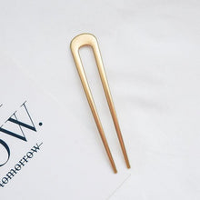 Load image into Gallery viewer, U Shape Hair Sticks Women Hairclip Simplicity Colorful Girls Hairpins Hair Sticks Hair Accessories Headwear French Hair Pin Hairstyle Chignon for Women