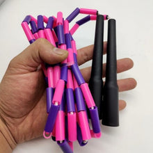 Load image into Gallery viewer, Unisex Jump Rope Stripe Ropes With Plastic Handles For Any Skill Level Sports Segmented Jump Rope For Outdoor Fitness Gym Men Women Kids Best For Sports Outdoors Jumping Rope 2.9m