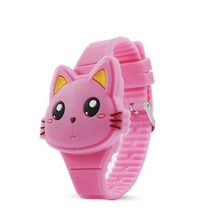 Load image into Gallery viewer, 3D Kids Watches Cute Rabbit Cat LED Electronic Children Watch Boys and Girls Silicone Toy Wristwatches Girls Watch Digital Cute Shape LED Fashion Silicone Band Clamshell Design Wrist Watch