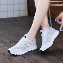 Load image into Gallery viewer, New Mesh Womens Sneakers Breathable Flat Shoes Women Lightweight Sports Non-slip Running Footwear Fashionable Breathable And Non-Slip Walking Shoes For Women
