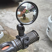Load image into Gallery viewer, Universal Bicycle Mirror Bicycle Accessories Handlebar Rearview Mirror Rotate Wide-Angle Rearview Mirror Rotatable Round Adjustable Shockproof Convex Wide Angle Universal Back Rear View Mirrors